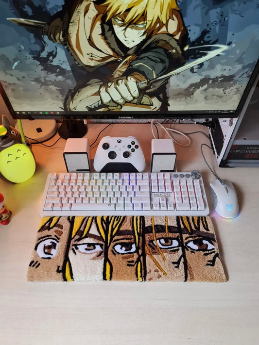 Silent Fighter Keyboard Rug