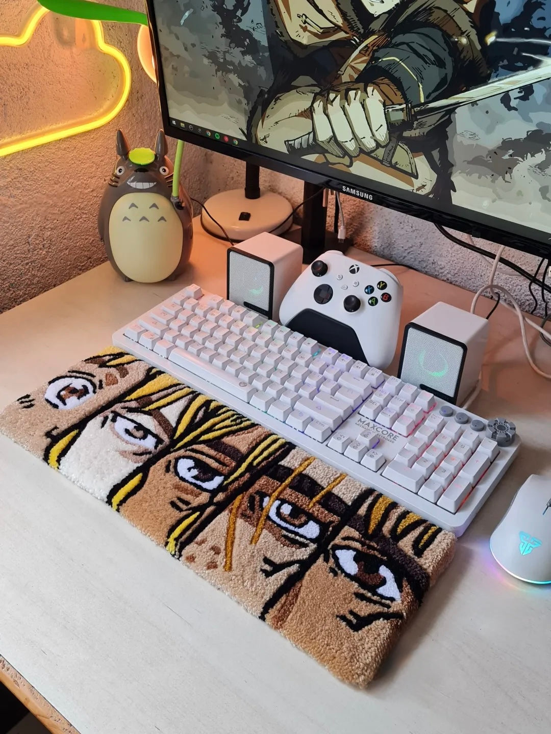 Silent Fighter Keyboard Rug