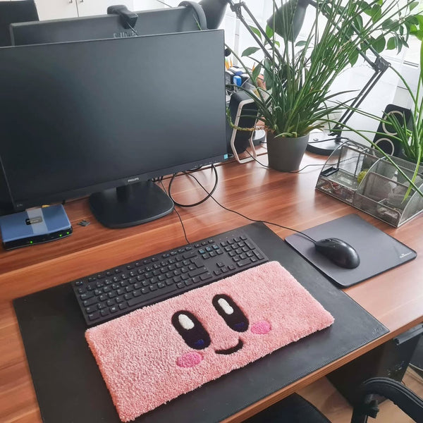 Kirby Keyboard Rug.