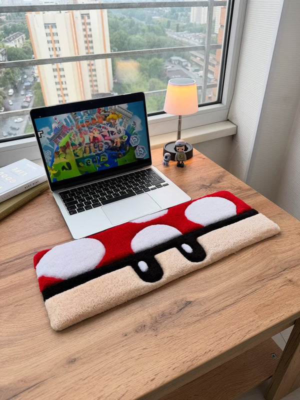Super Mario Mushroom Rug.