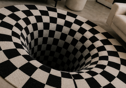 Infinity Hole Hand Tufted Rug | Hand Tufted Wool Rug by Rug Cult