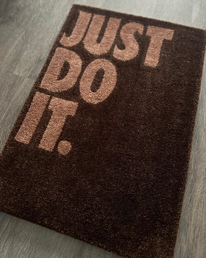 Just Do It Floor Rug | Hand Tufted Wool Rug by Rug Cult
