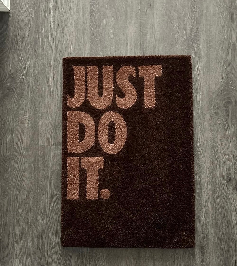 Just Do It Floor Rug | Hand Tufted Wool Rug by Rug Cult