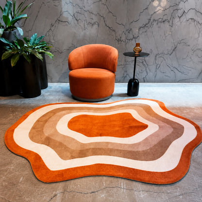 Layered Horizon Rug | Hand Tufted Wool Rug by Rug Cult