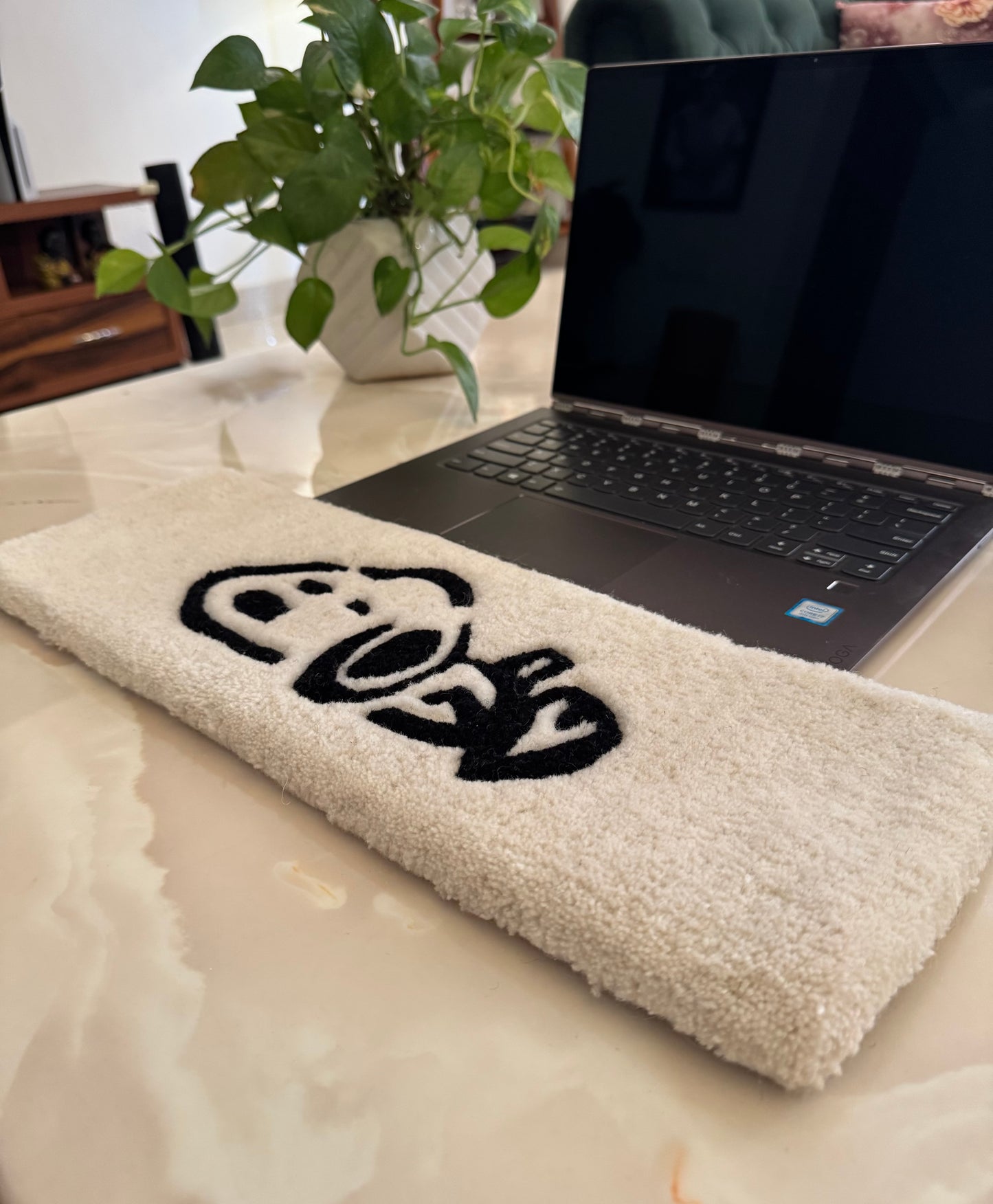 Lazy Snooze Keyboard Rug | Hand Tufted Wool Rug by Rug Cult