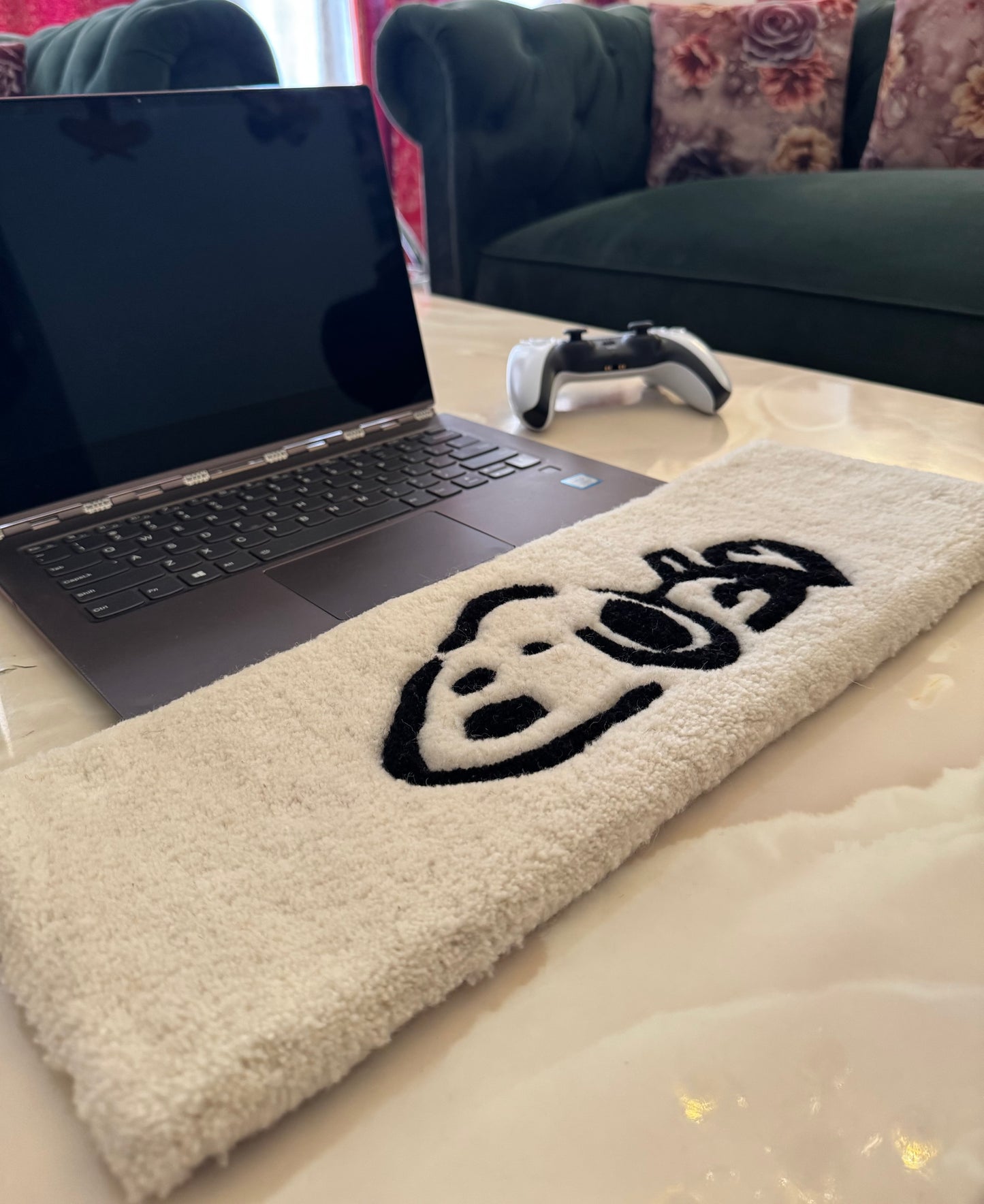 Lazy Snooze Keyboard Rug | Hand Tufted Wool Rug by Rug Cult