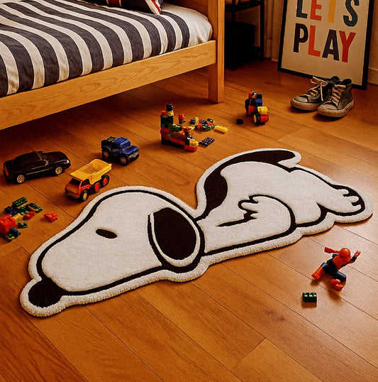 Sleepy Pup Floor Rug