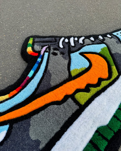 N!ke Sneaker Shoes Rug | Hand Tufted Wool Rug by Rug Cult