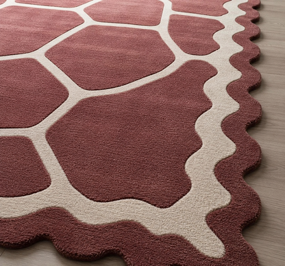 Organic Stonework Rug | Hand Tufted Wool Rug by Rug Cult