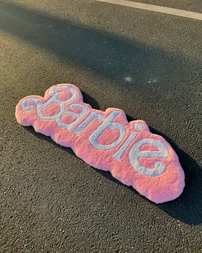 Pink Pop Barbie Rug | Hand Tufted Wool Rug by Rug Cult