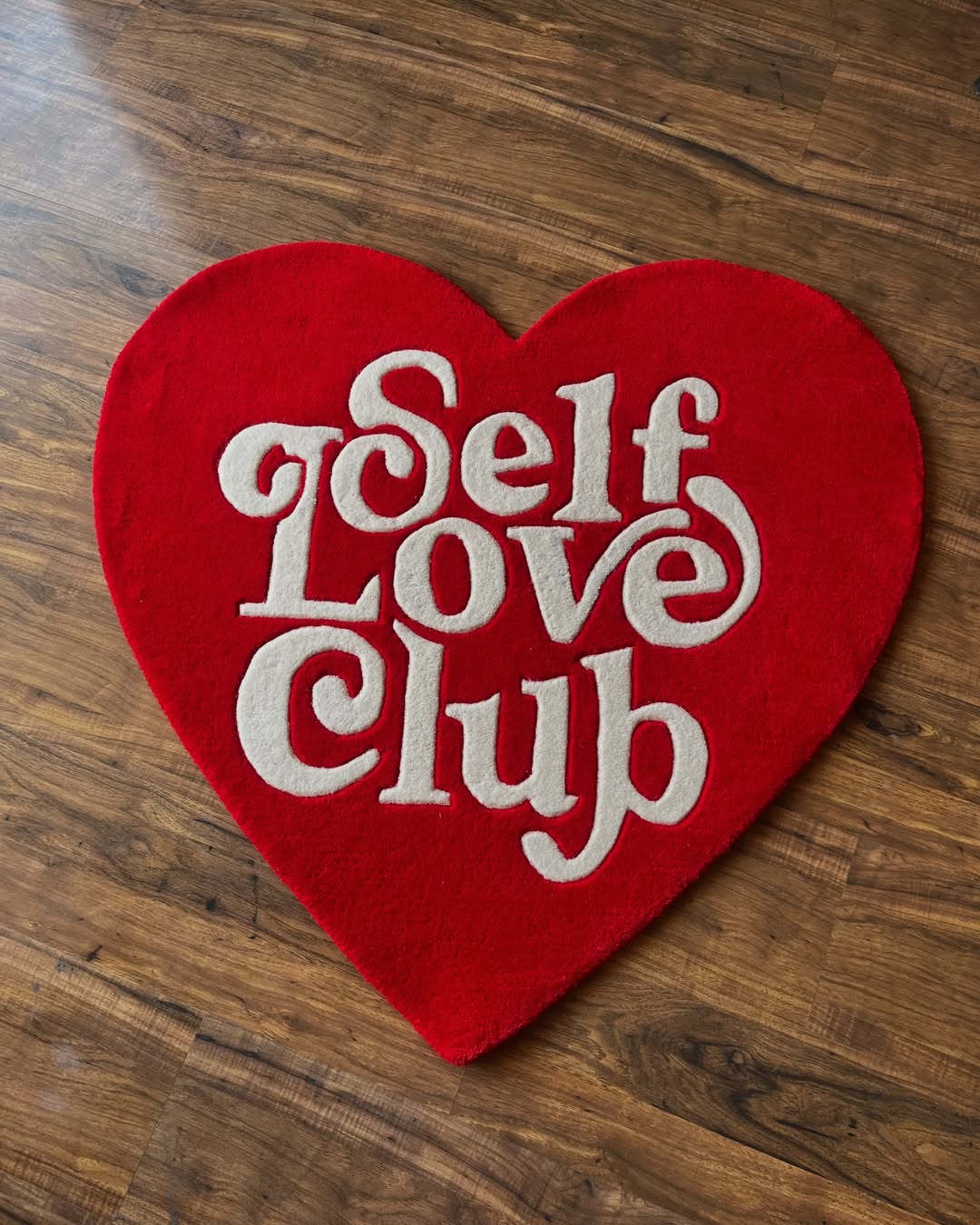 Self Love Club Handmade Rug | Hand Tufted Wool Rug by Rug Cult