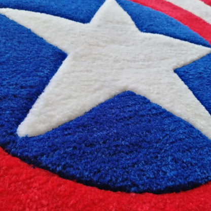 Shield of Captain Floor Rug