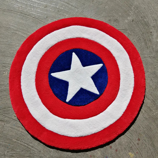 Shield of Captain Floor Rug