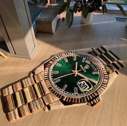 Statement Watch Rug | Hand Tufted Wool Rug by Rug Cult