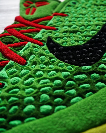 Venom Green Sneaker Rug | Hand Tufted Wool Rug by Rug Cult