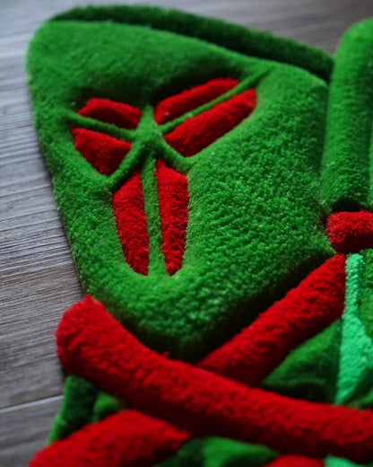 Venom Green Sneaker Rug | Hand Tufted Wool Rug by Rug Cult