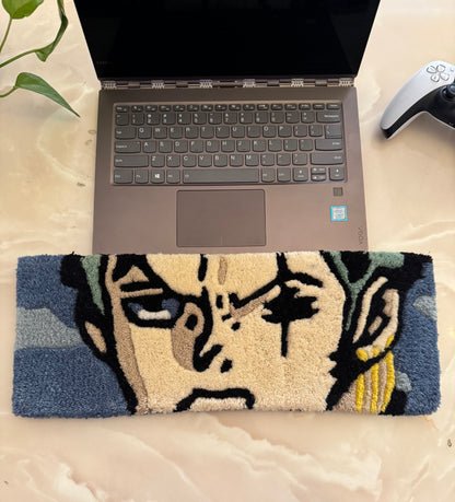 Warrior Calm Keyboard Rug. | Hand Tufted Wool Rug by Rug Cult