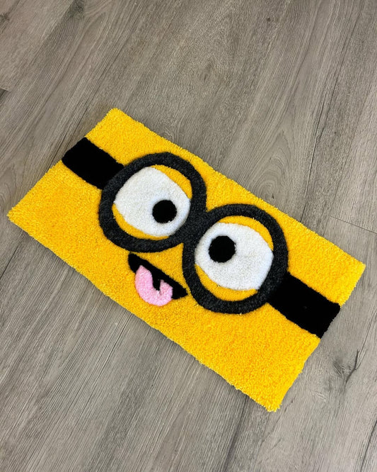 Yellow Guffy Keyboard RUg | Hand Tufted Wool Rug by Rug Cult