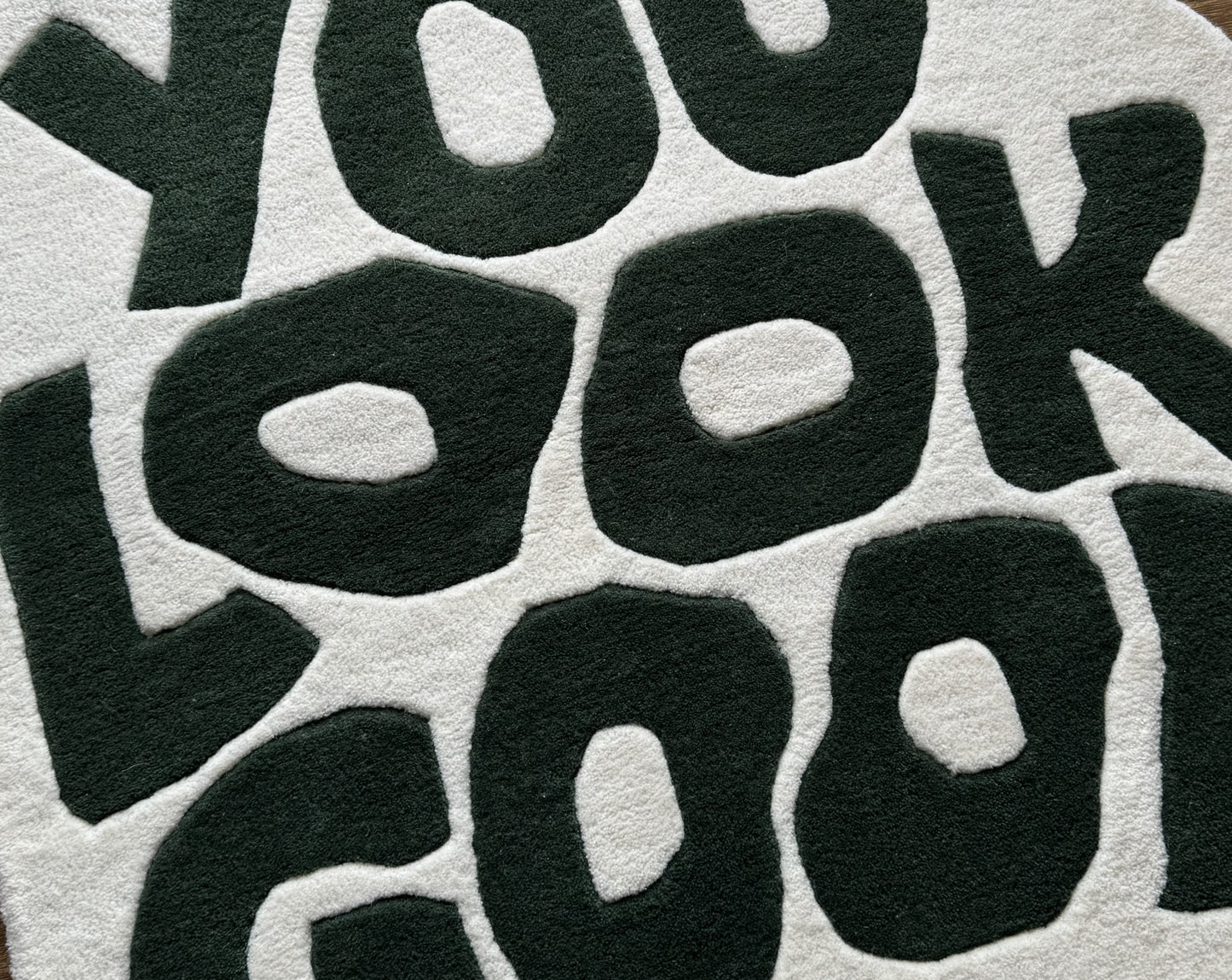 You Look Good Floor Rug | Hand Tufted Wool Rug by Rug Cult